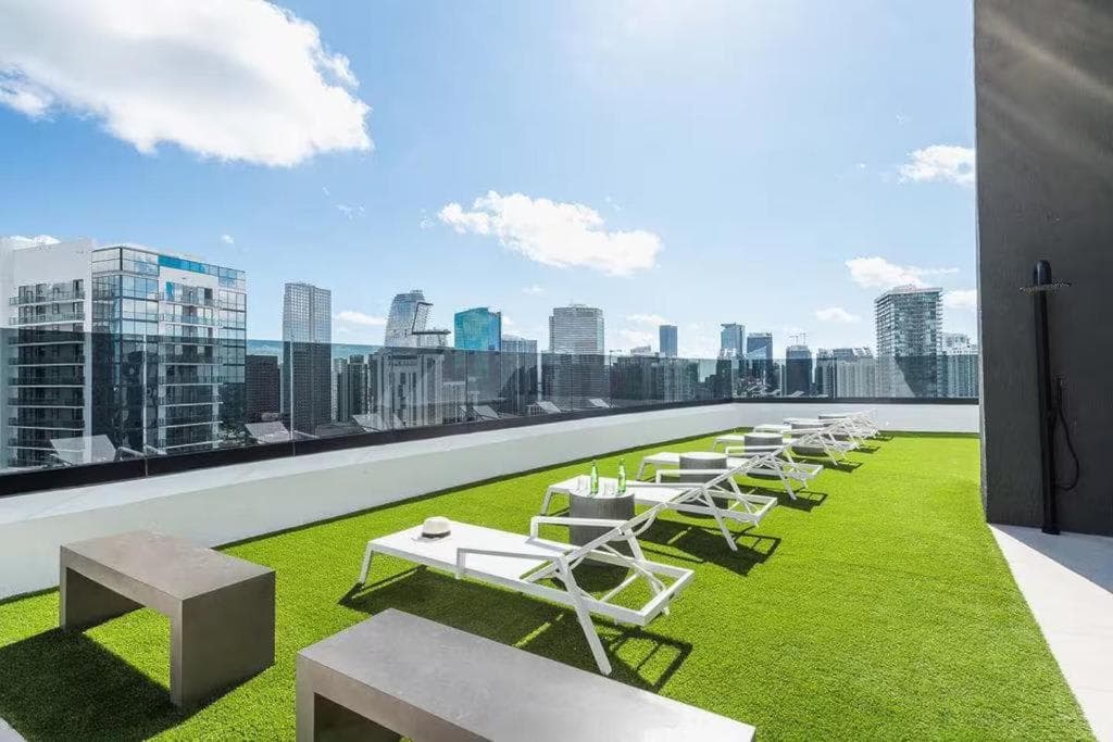 Rooftop Terrace with Skyline Views