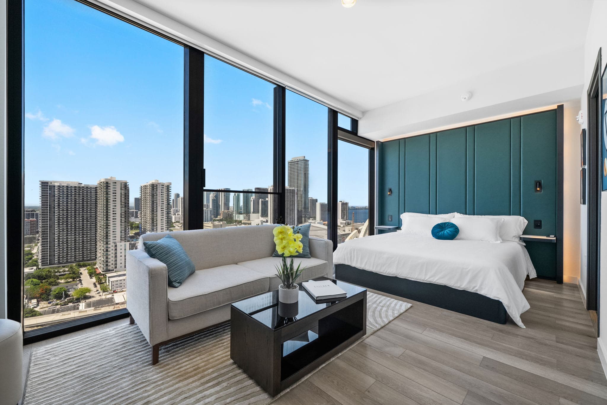 King Bed with beautiful water view