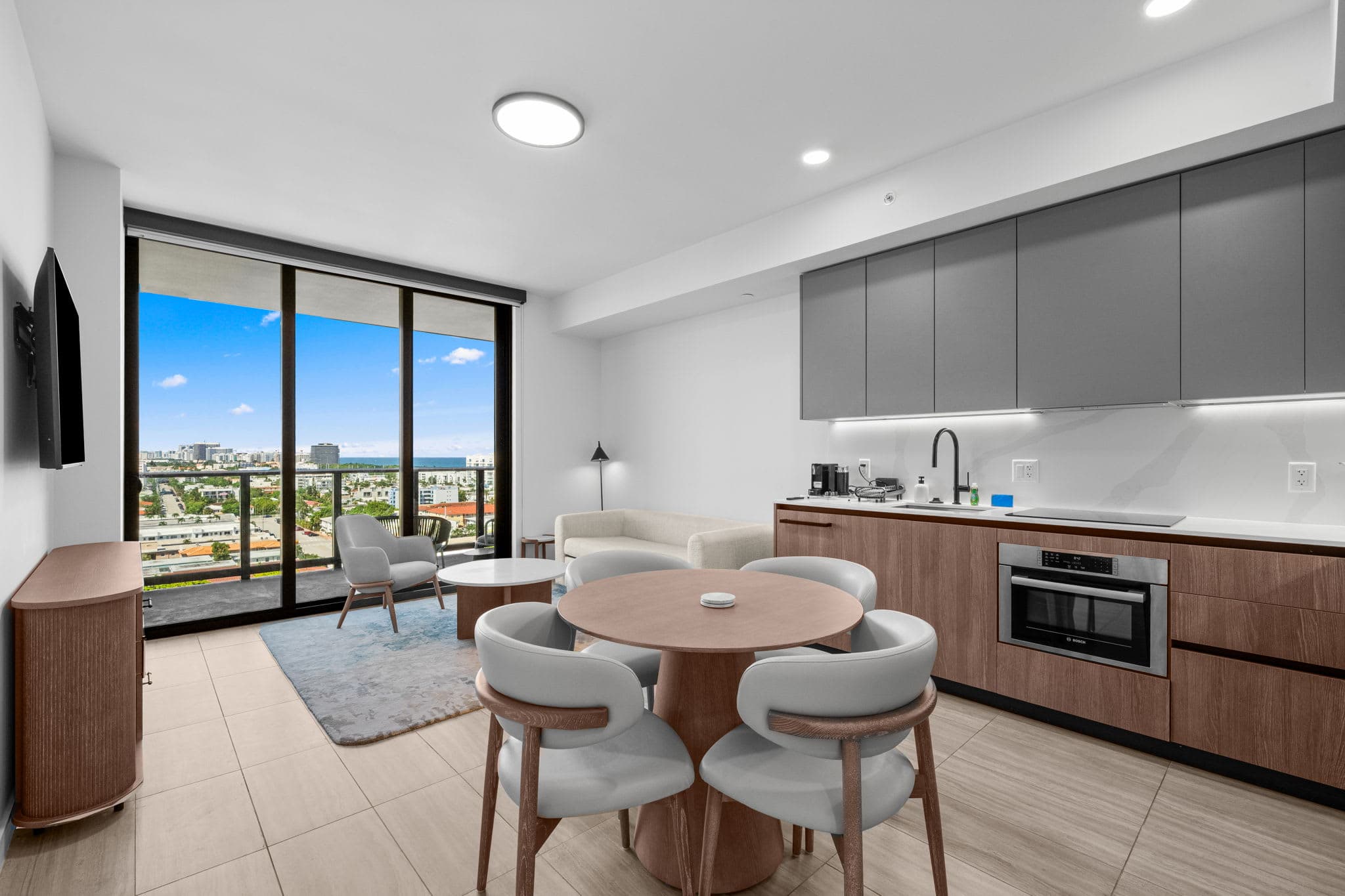 Luxury Miami Beach Escape Pool, Balcony & Beach at 72 Park